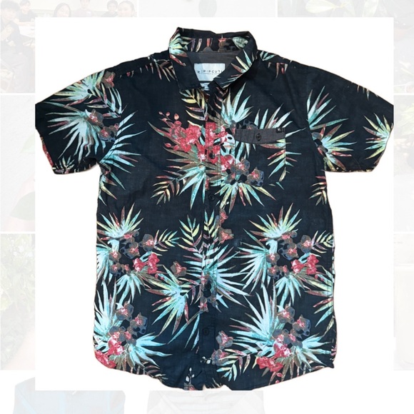 Ripcurl boys button-down shirt size Medium - Picture 1 of 3